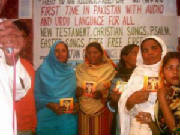 Group photo after Free Holy Bible CD's