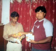 Pack of Holy Bible CDs, stickers(1350 km from MGM)